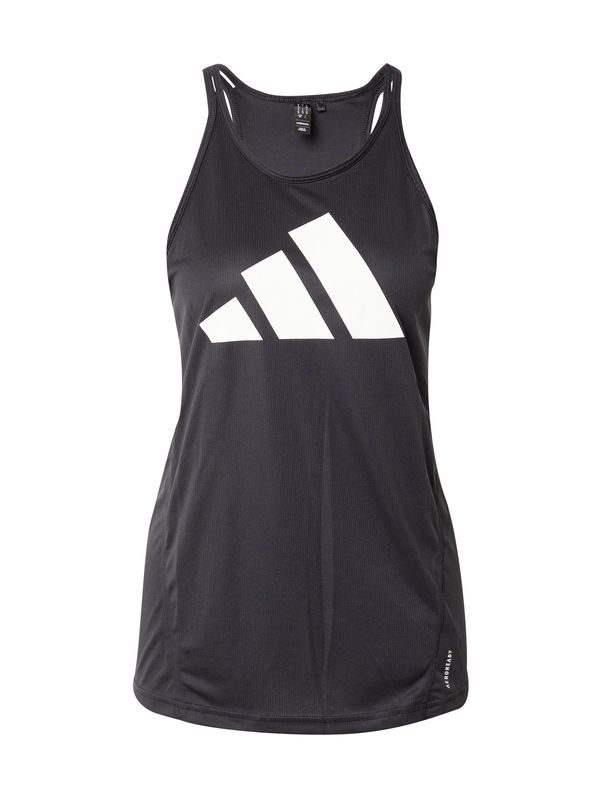 ADIDAS PERFORMANCE ADIDAS PERFORMANCE Sportski top 'Run It'  crna / prljavo bijela