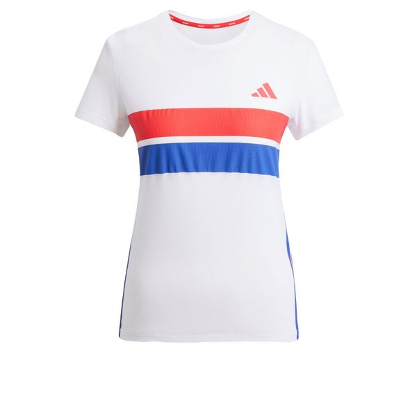 ADIDAS PERFORMANCE ADIDAS PERFORMANCE Tehnička sportska majica 'Adizero Retro'  plava / ciglasto crvena / bijela