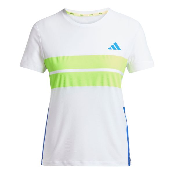 ADIDAS PERFORMANCE ADIDAS PERFORMANCE Tehnička sportska majica 'Adizero Retro'  plava / limeta / bijela