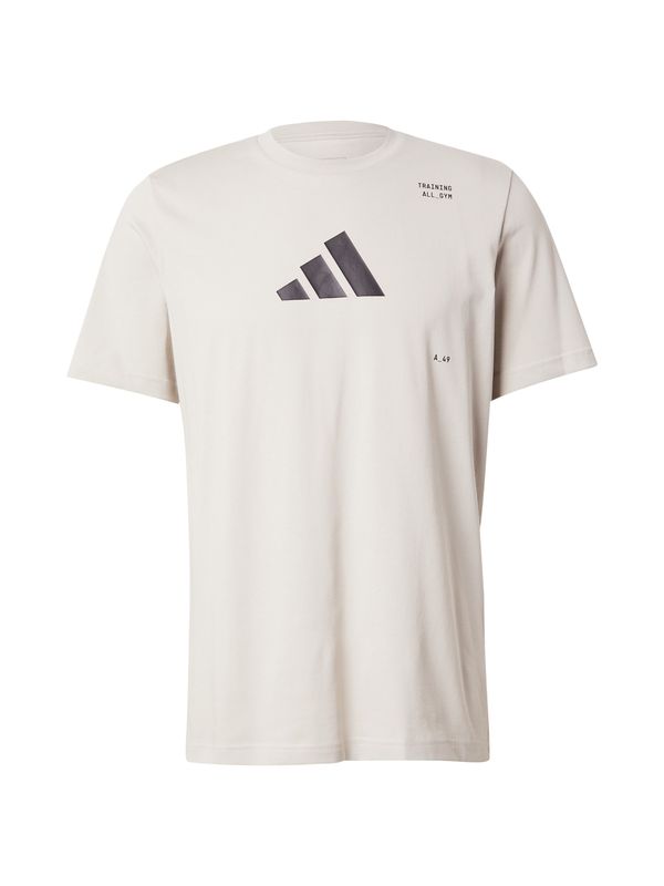 ADIDAS PERFORMANCE ADIDAS PERFORMANCE Tehnička sportska majica  bež siva / crna