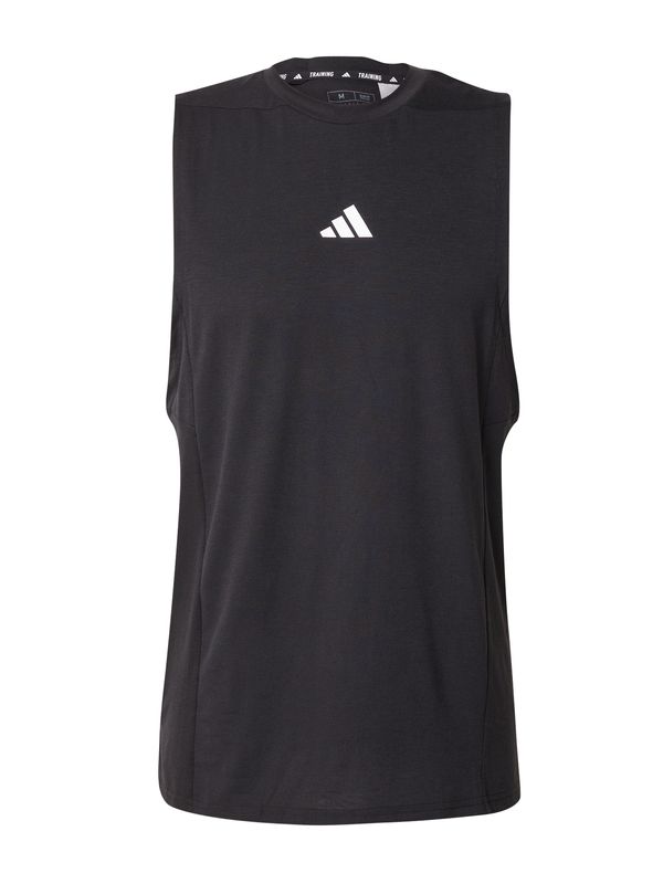 ADIDAS PERFORMANCE ADIDAS PERFORMANCE Tehnička sportska majica 'D4T Workout'  crna / bijela