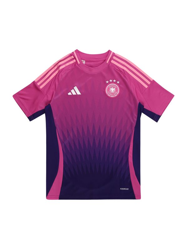 ADIDAS PERFORMANCE ADIDAS PERFORMANCE Tehnička sportska majica 'DFB 24'  tamno ljubičasta / svijetloroza / bijela
