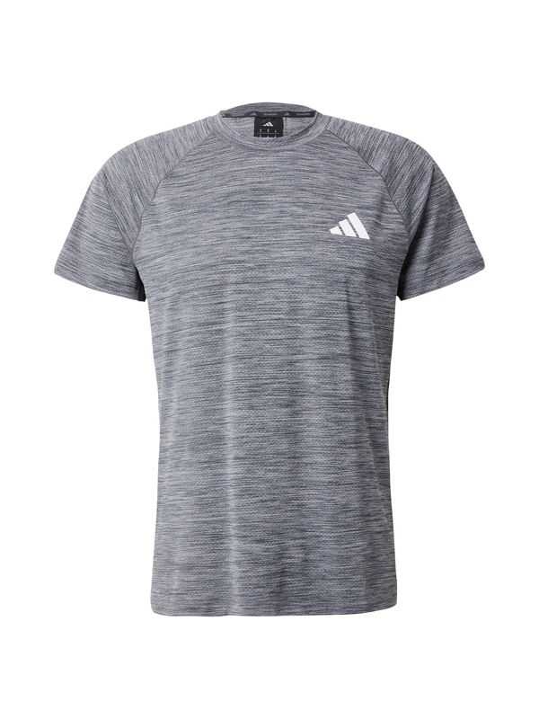 ADIDAS PERFORMANCE ADIDAS PERFORMANCE Tehnička sportska majica 'GYM+'  siva / bijela