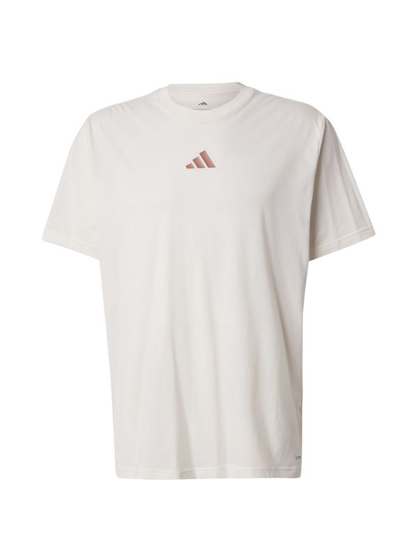 ADIDAS PERFORMANCE ADIDAS PERFORMANCE Tehnička sportska majica  hrđavo smeđa / vuneno bijela