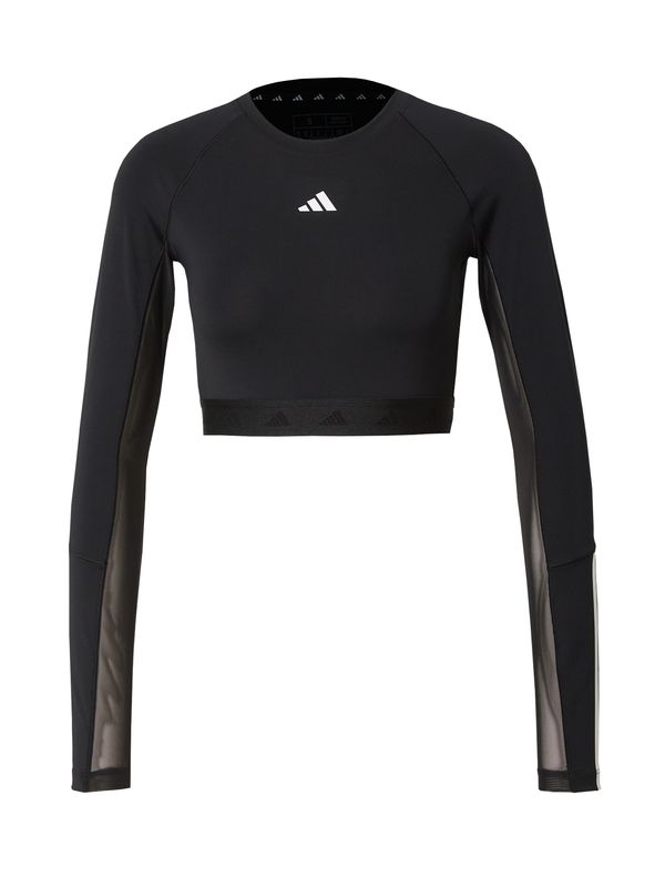 ADIDAS PERFORMANCE ADIDAS PERFORMANCE Tehnička sportska majica 'Hyperglam'  crna / bijela
