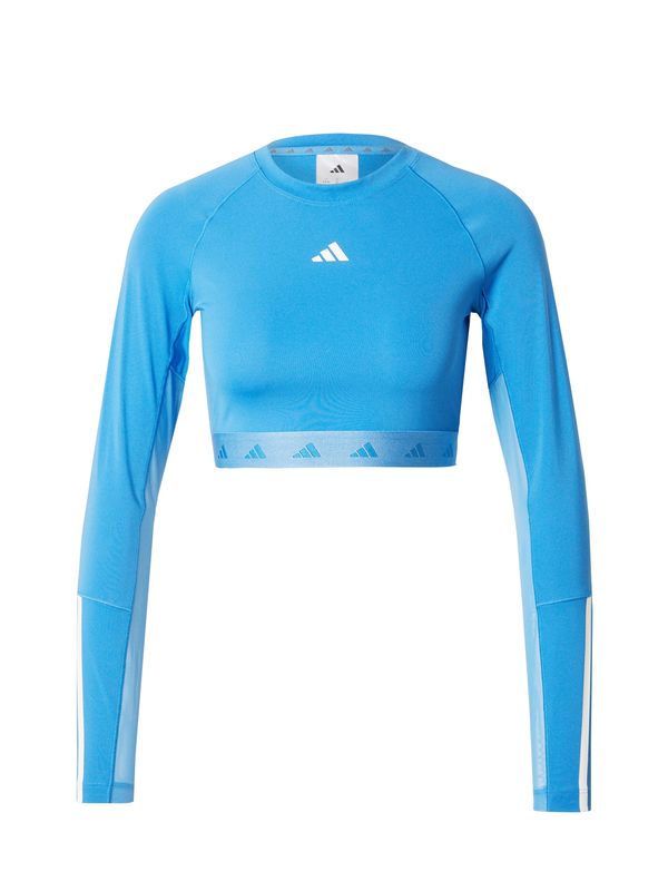 ADIDAS PERFORMANCE ADIDAS PERFORMANCE Tehnička sportska majica 'HYPERGLAM'  nebesko plava / bijela