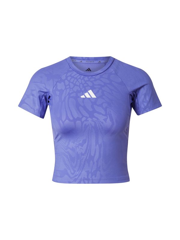 ADIDAS PERFORMANCE ADIDAS PERFORMANCE Tehnička sportska majica  ljubičasto plava / bijela