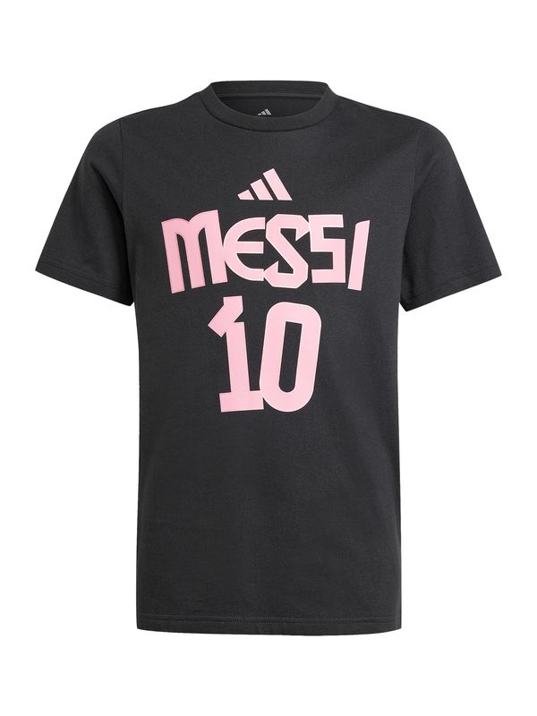 ADIDAS PERFORMANCE ADIDAS PERFORMANCE Tehnička sportska majica 'Messi Name and Number'  svijetlobež / prljavo roza / crna