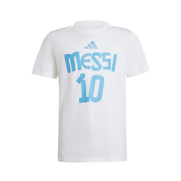 ADIDAS PERFORMANCE ADIDAS PERFORMANCE Tehnička sportska majica 'Messi Name and Number'  svijetloplava / bijela