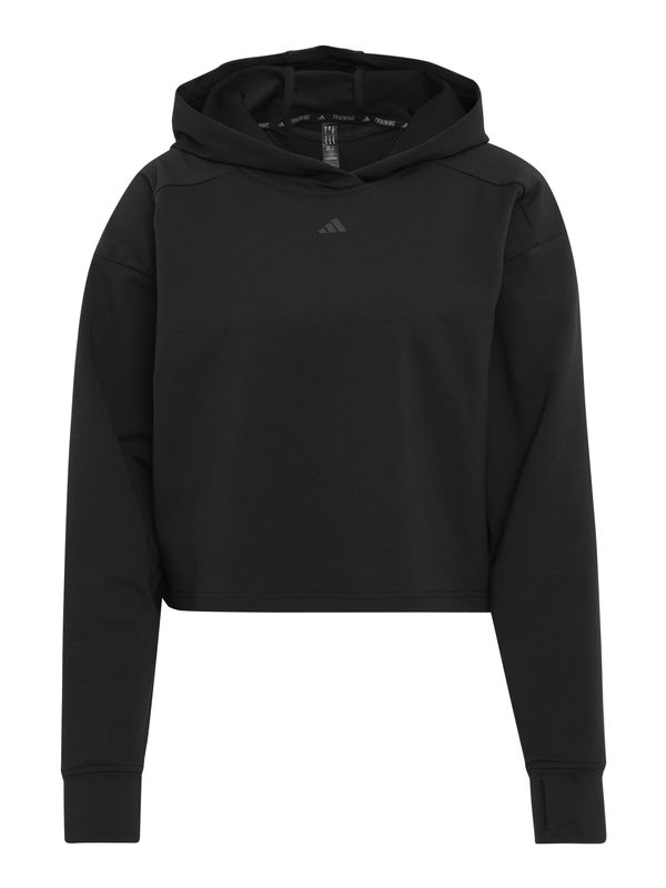 ADIDAS PERFORMANCE ADIDAS PERFORMANCE Tehnička sportska majica 'POWER'  siva / crna