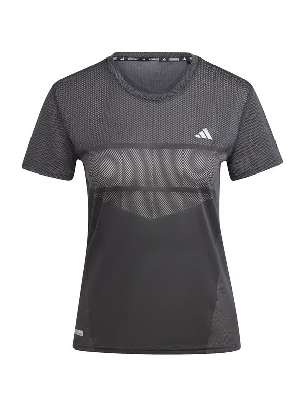 ADIDAS PERFORMANCE ADIDAS PERFORMANCE Tehnička sportska majica 'ULT ENG'  siva / crna