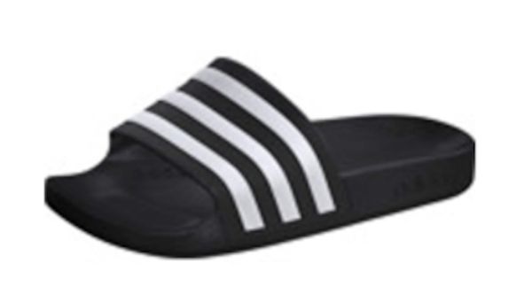 ADIDAS SPORTSWEAR ADIDAS SPORTSWEAR Natikače 'ADILETTE AQUA K'  crna / bijela