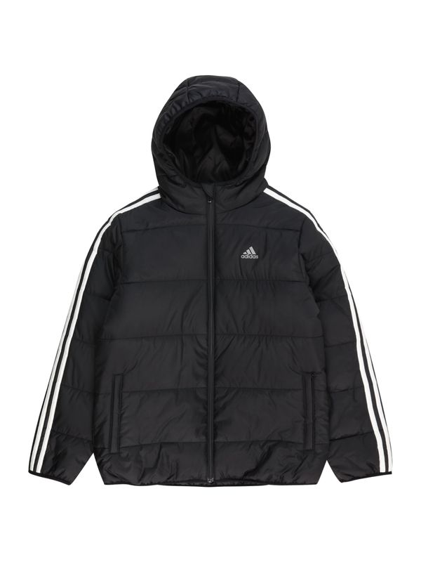 ADIDAS SPORTSWEAR ADIDAS SPORTSWEAR Sportska jakna 'ESSENTIAL'  siva / crna / bijela
