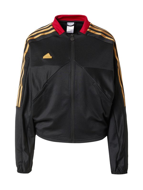 ADIDAS SPORTSWEAR ADIDAS SPORTSWEAR Sportska jakna 'TIRO'  cappuccino / crvena / crna