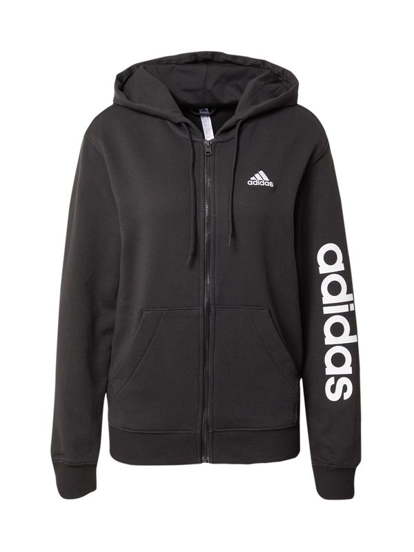 ADIDAS SPORTSWEAR ADIDAS SPORTSWEAR Sportska sweater majica 'Essentials'  crna / bijela