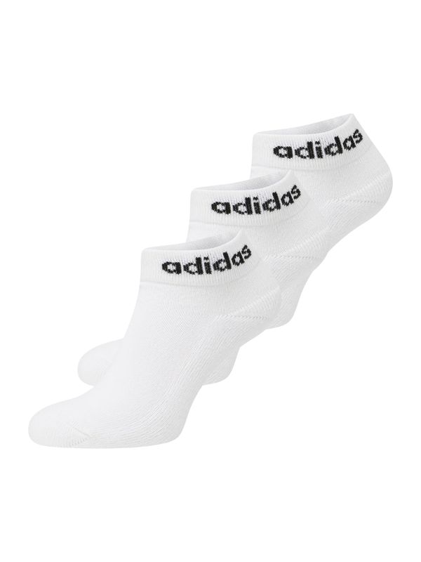 ADIDAS SPORTSWEAR ADIDAS SPORTSWEAR Sportske čarape 'Linear Cushioned'  crna / bijela