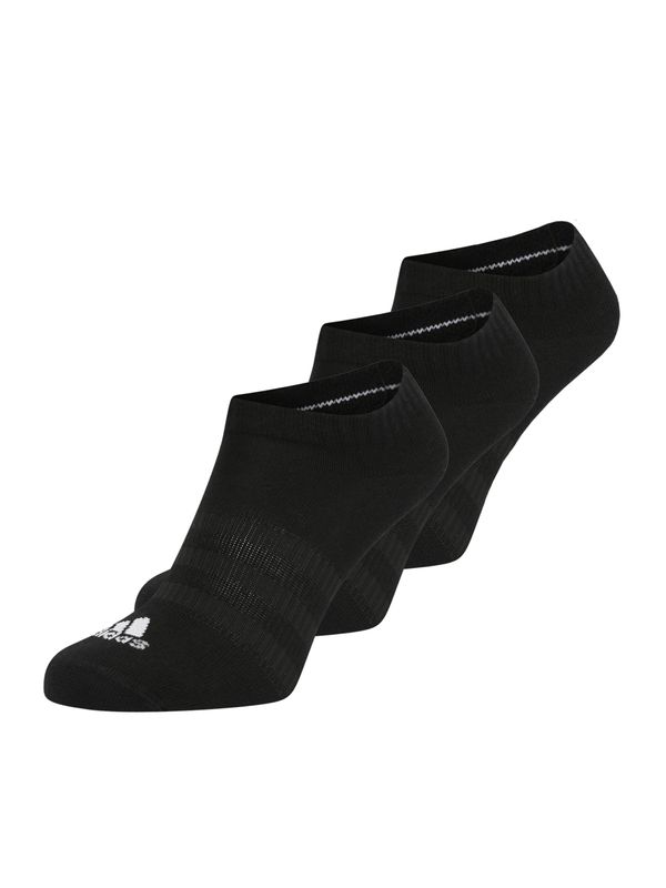 ADIDAS SPORTSWEAR ADIDAS SPORTSWEAR Sportske čarape 'Thin And Light Sportswear -cut 3 Pairs'  crna / bijela