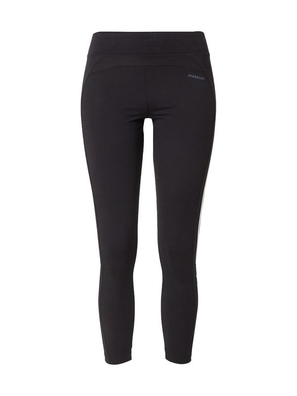 ADIDAS SPORTSWEAR ADIDAS SPORTSWEAR Sportske hlače 'Aeroready Designed To Move -Touch'  crna / bijela