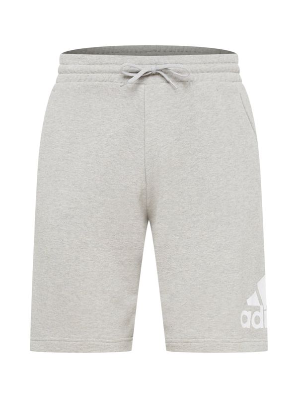 ADIDAS SPORTSWEAR ADIDAS SPORTSWEAR Sportske hlače 'Essentials'  siva melange / bijela