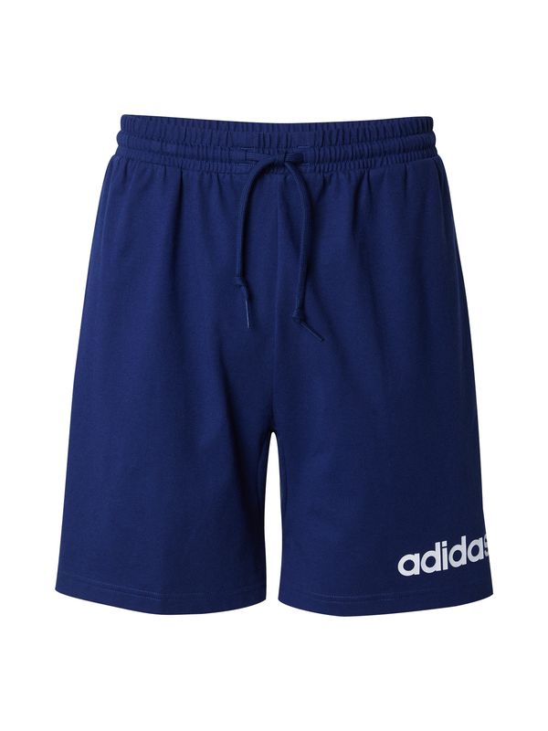 ADIDAS SPORTSWEAR ADIDAS SPORTSWEAR Sportske hlače 'LIN SJ'  tamno plava / bijela