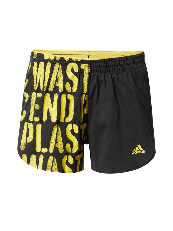 ADIDAS SPORTSWEAR ADIDAS SPORTSWEAR Sportske hlače 'Run Fast'  žuta / crna
