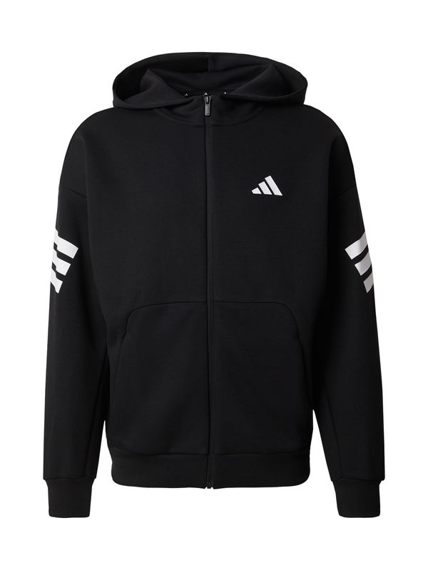 ADIDAS SPORTSWEAR ADIDAS SPORTSWEAR Sportski gornji dio trenirke 'FI 3S'  crna / bijela