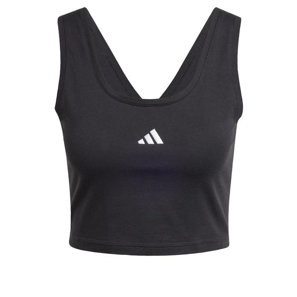 ADIDAS SPORTSWEAR ADIDAS SPORTSWEAR Sportski top 'Essentials'  crna / bijela