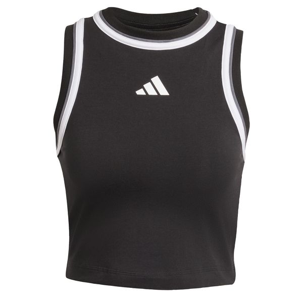ADIDAS SPORTSWEAR ADIDAS SPORTSWEAR Sportski top 'Essentials'  siva / crna / bijela