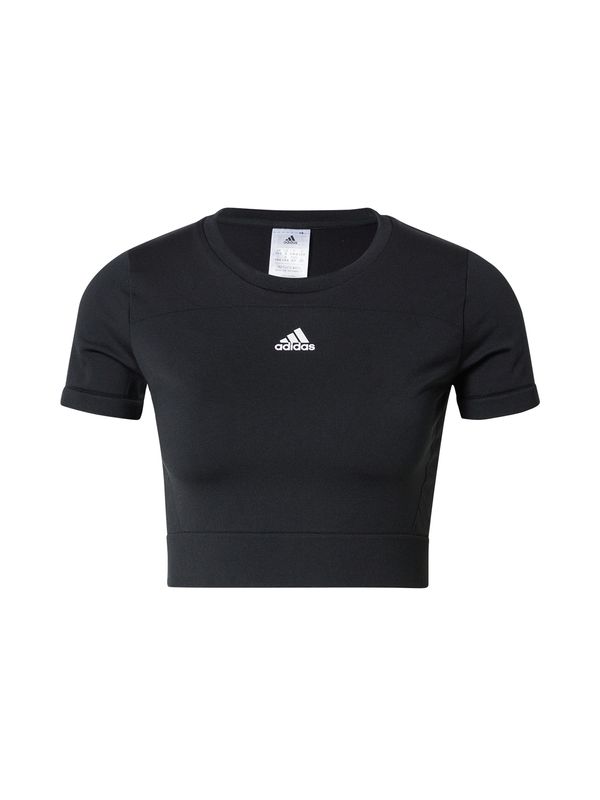 ADIDAS SPORTSWEAR ADIDAS SPORTSWEAR Tehnička sportska majica  crna / bijela