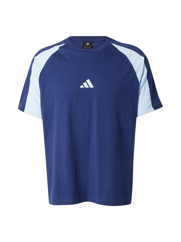 ADIDAS SPORTSWEAR ADIDAS SPORTSWEAR Tehnička sportska majica 'ESS'  pastelno plava / tamno plava