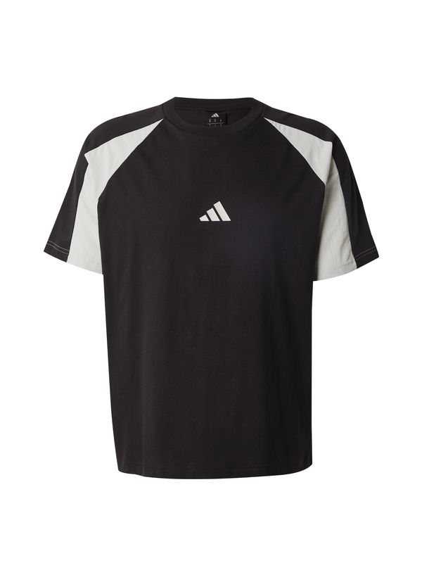 ADIDAS SPORTSWEAR ADIDAS SPORTSWEAR Tehnička sportska majica 'ESS'  pastelno zelena / crna
