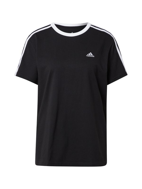 ADIDAS SPORTSWEAR ADIDAS SPORTSWEAR Tehnička sportska majica 'Essentials 3-Stripes'  crna / bijela