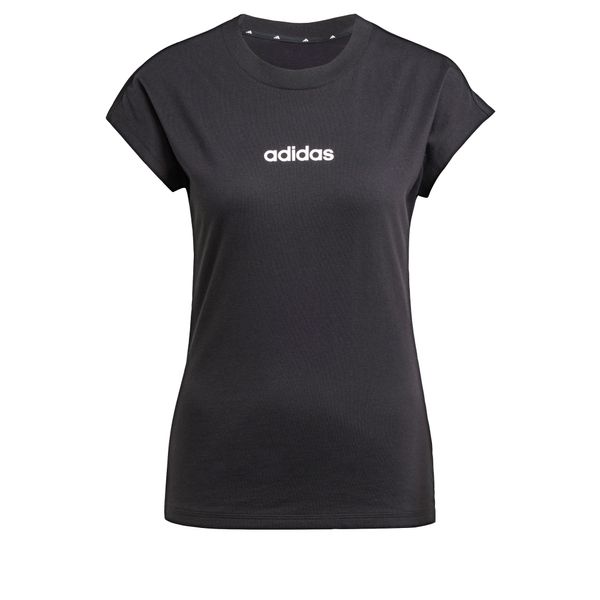 ADIDAS SPORTSWEAR ADIDAS SPORTSWEAR Tehnička sportska majica 'Essentials Linear'  crna / bijela