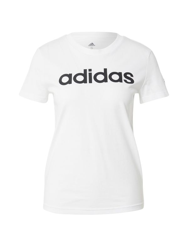 ADIDAS SPORTSWEAR ADIDAS SPORTSWEAR Tehnička sportska majica 'Essentials  Logo'  crna / bijela