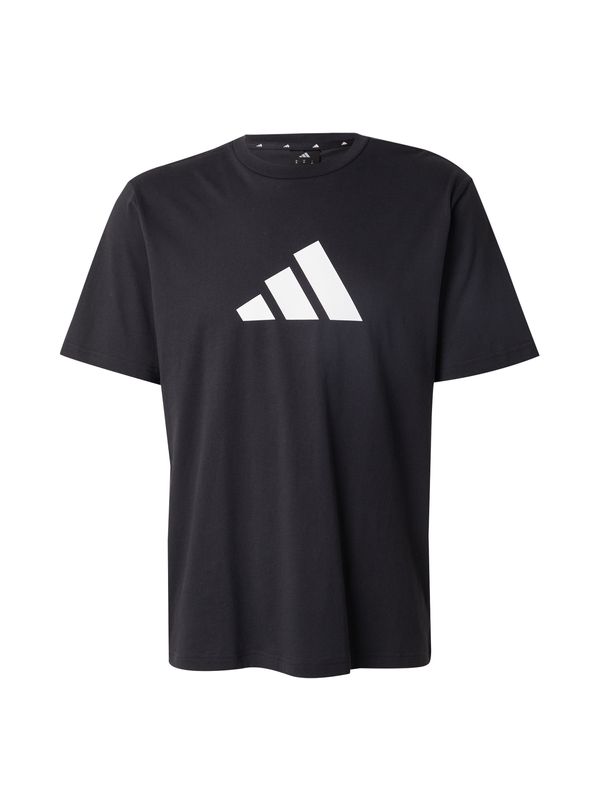ADIDAS SPORTSWEAR ADIDAS SPORTSWEAR Tehnička sportska majica 'FI 3BAR'  crna / bijela