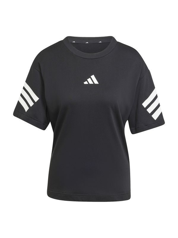 ADIDAS SPORTSWEAR ADIDAS SPORTSWEAR Tehnička sportska majica 'FI 3S'  crna / bijela