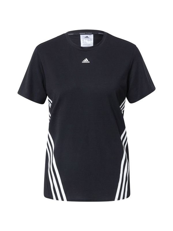 ADIDAS SPORTSWEAR ADIDAS SPORTSWEAR Tehnička sportska majica 'Train Icons'  crna / bijela