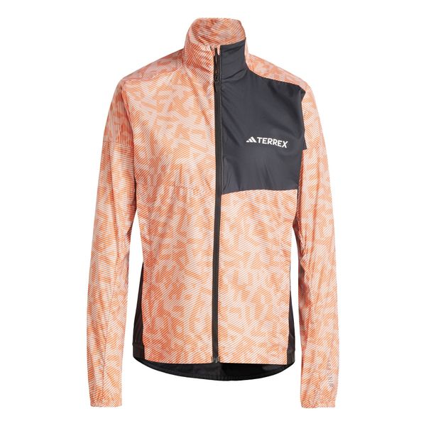 ADIDAS TERREX ADIDAS TERREX Sportska jakna 'TRAIL'  antracit siva / narančasta / rosé / bijela