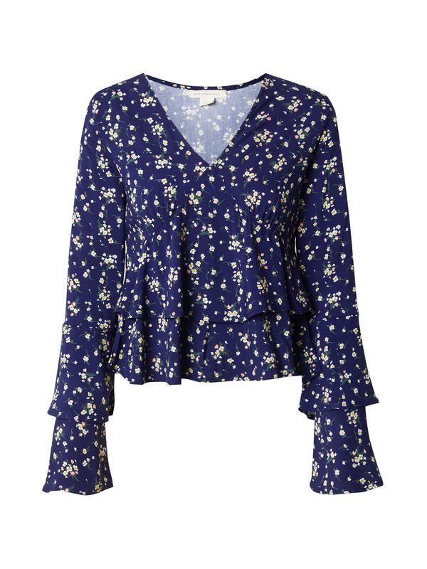 AÉROPOSTALE AÉROPOSTALE Bluza  ultra morsko plava / žuta / sivkasto zelena / bijela