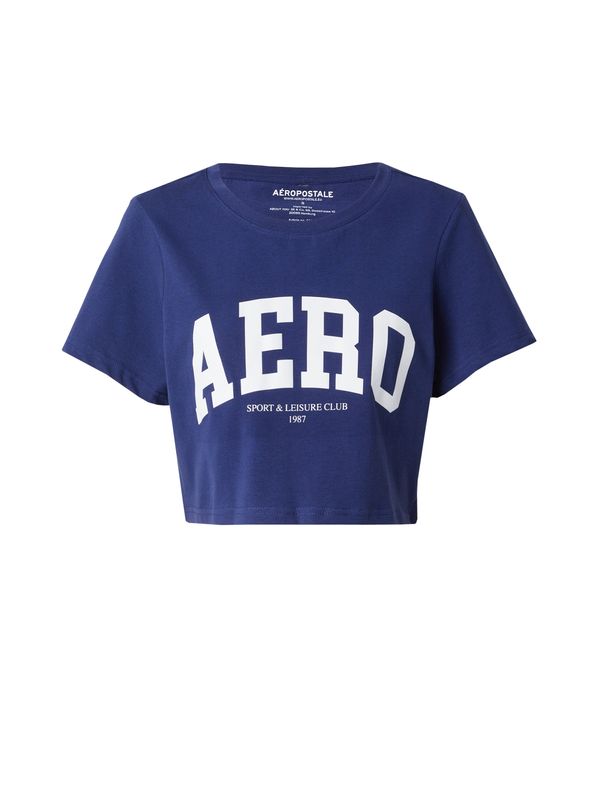 AÉROPOSTALE AÉROPOSTALE Majica  morsko plava / bijela