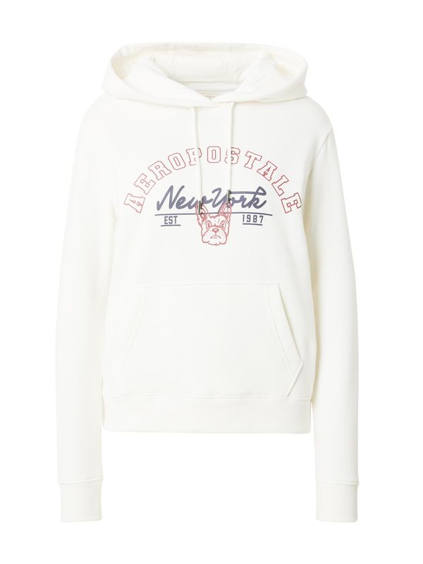 AÉROPOSTALE AÉROPOSTALE Sweater majica  noćno plava / pastelno crvena / bijela
