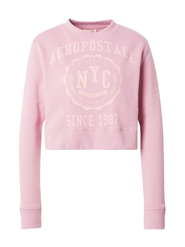 AÉROPOSTALE AÉROPOSTALE Sweater majica  pijesak / sivkasto ljubičasta (mauve)