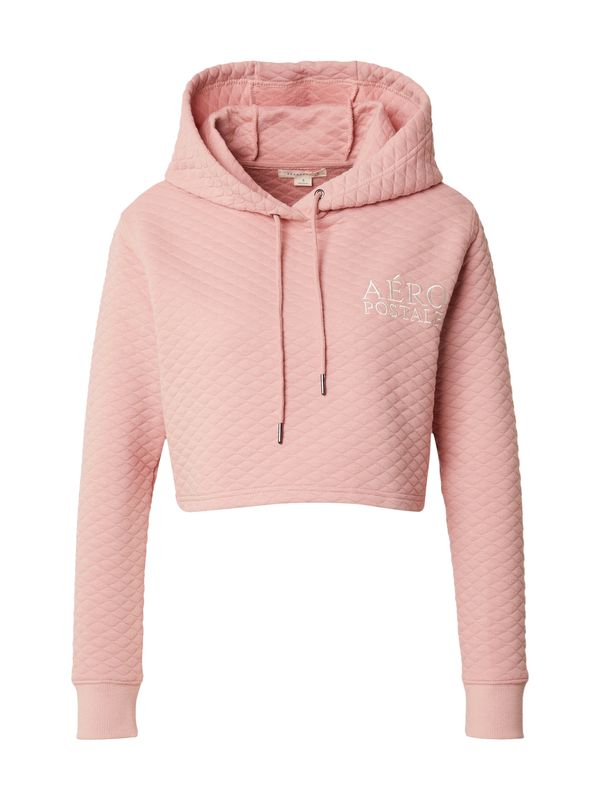 AÉROPOSTALE AÉROPOSTALE Sweater majica  roza / bijela