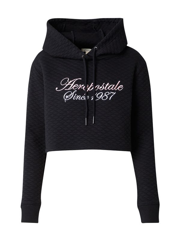 AÉROPOSTALE AÉROPOSTALE Sweater majica  roza / crna / bijela