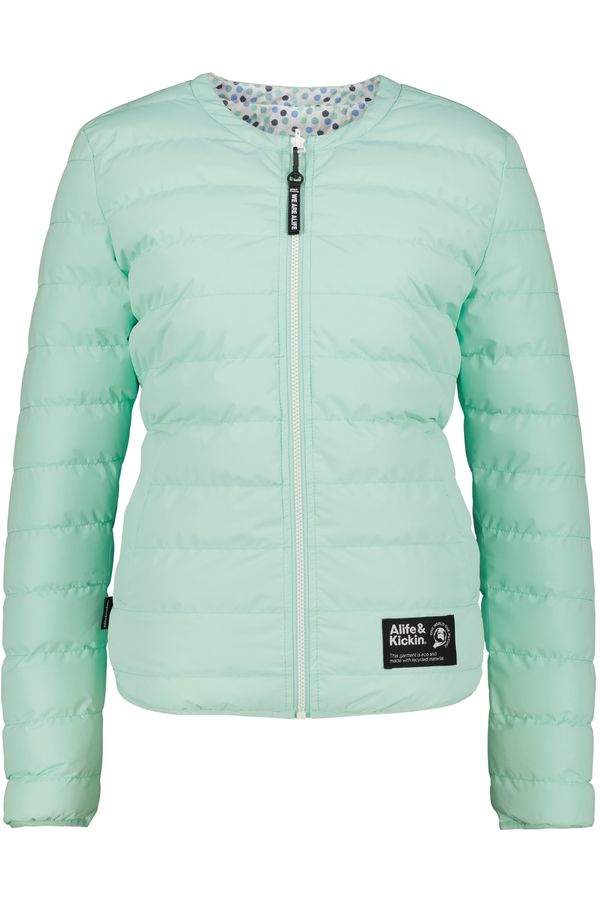 Alife and Kickin Alife and Kickin Prijelazna jakna 'Nova'  menta / crna / vuneno bijela