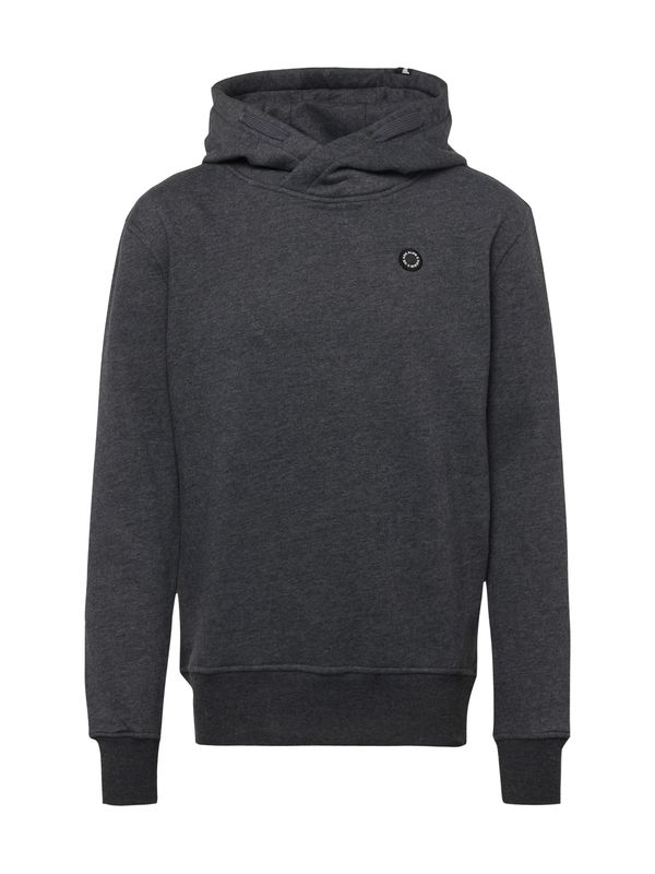 Alife and Kickin Alife and Kickin Sweater majica 'JohnAK A'  antracit siva / crna / bijela