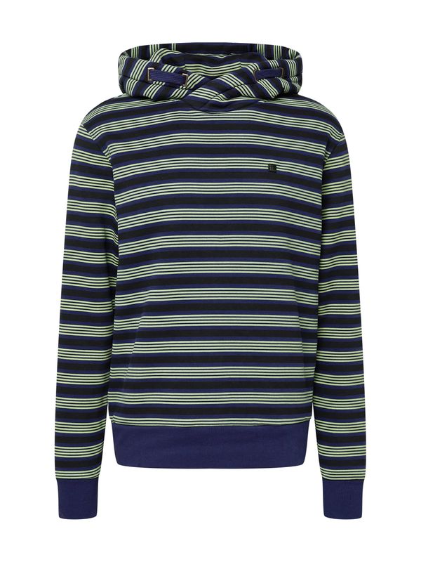 Alife and Kickin Alife and Kickin Sweater majica 'JohnAK'  mornarsko plava / zelena / crna