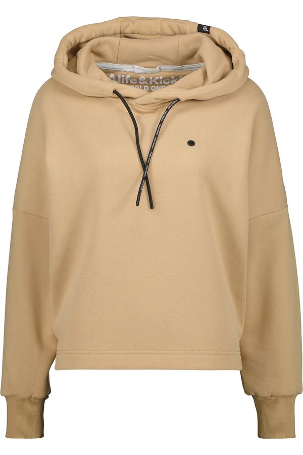Alife and Kickin Alife and Kickin Sweater majica 'Mina'  bež / crna / bijela