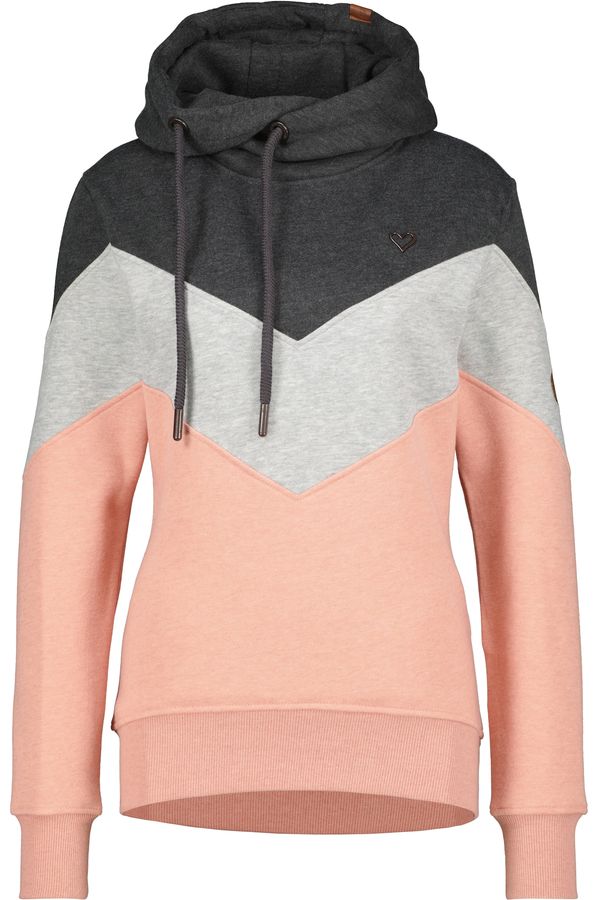 Alife and Kickin Alife and Kickin Sweater majica 'Stella'  smeđa / siva / marelica / crna