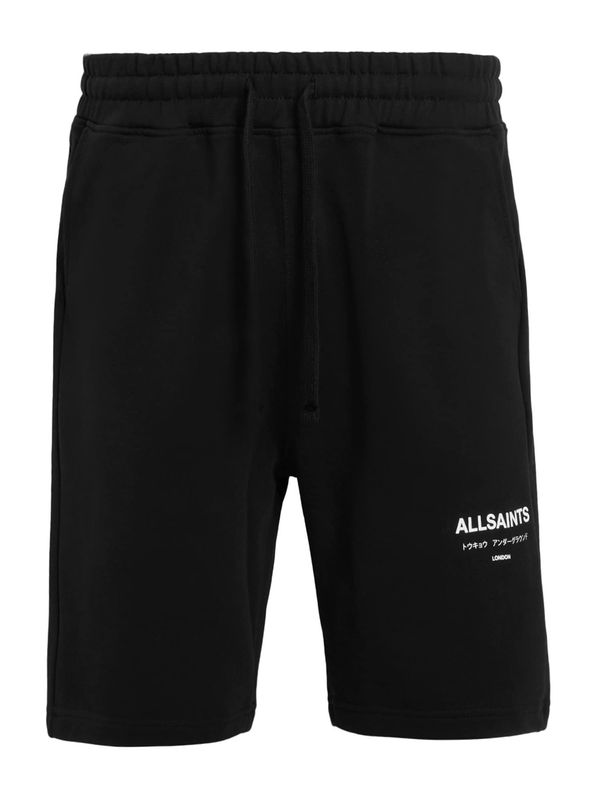 AllSaints AllSaints Hlače 'UNDRGRND'  crna / bijela
